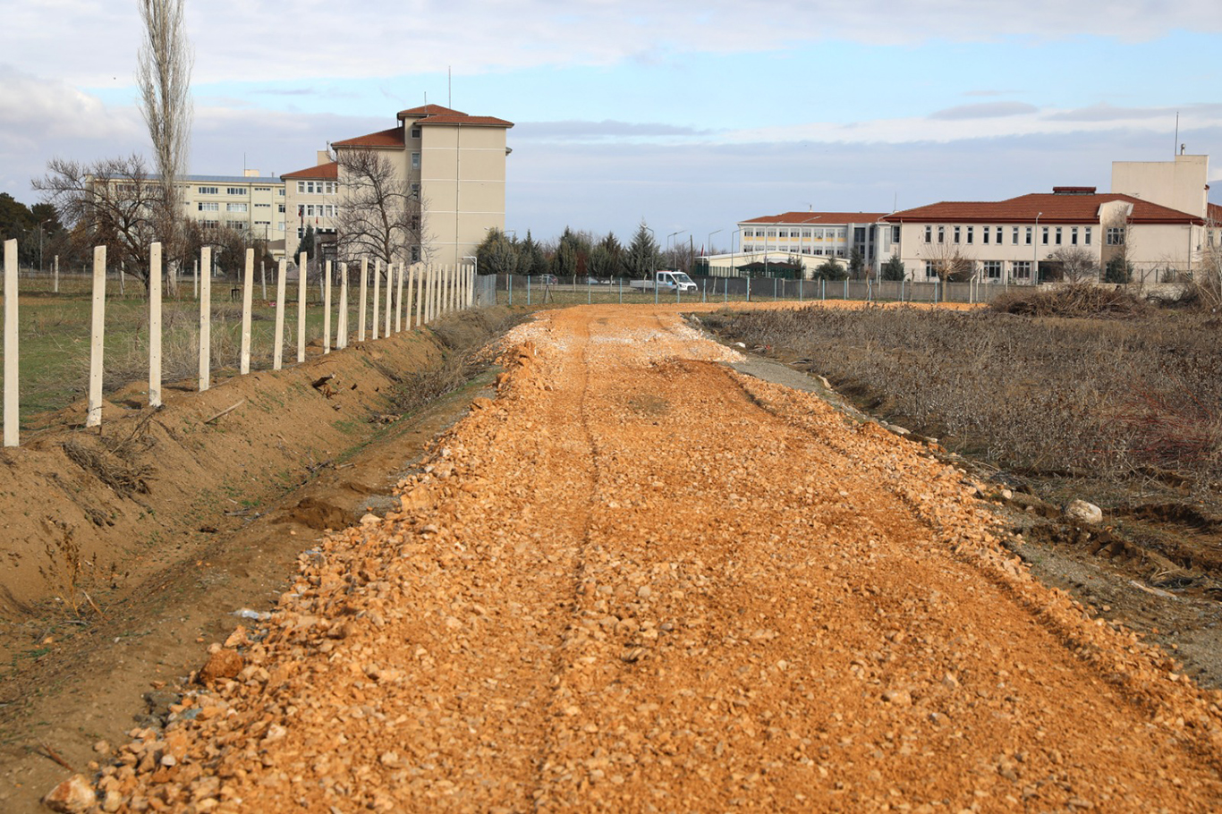 Malatya'da yol bakım çalışmaları sürüyor