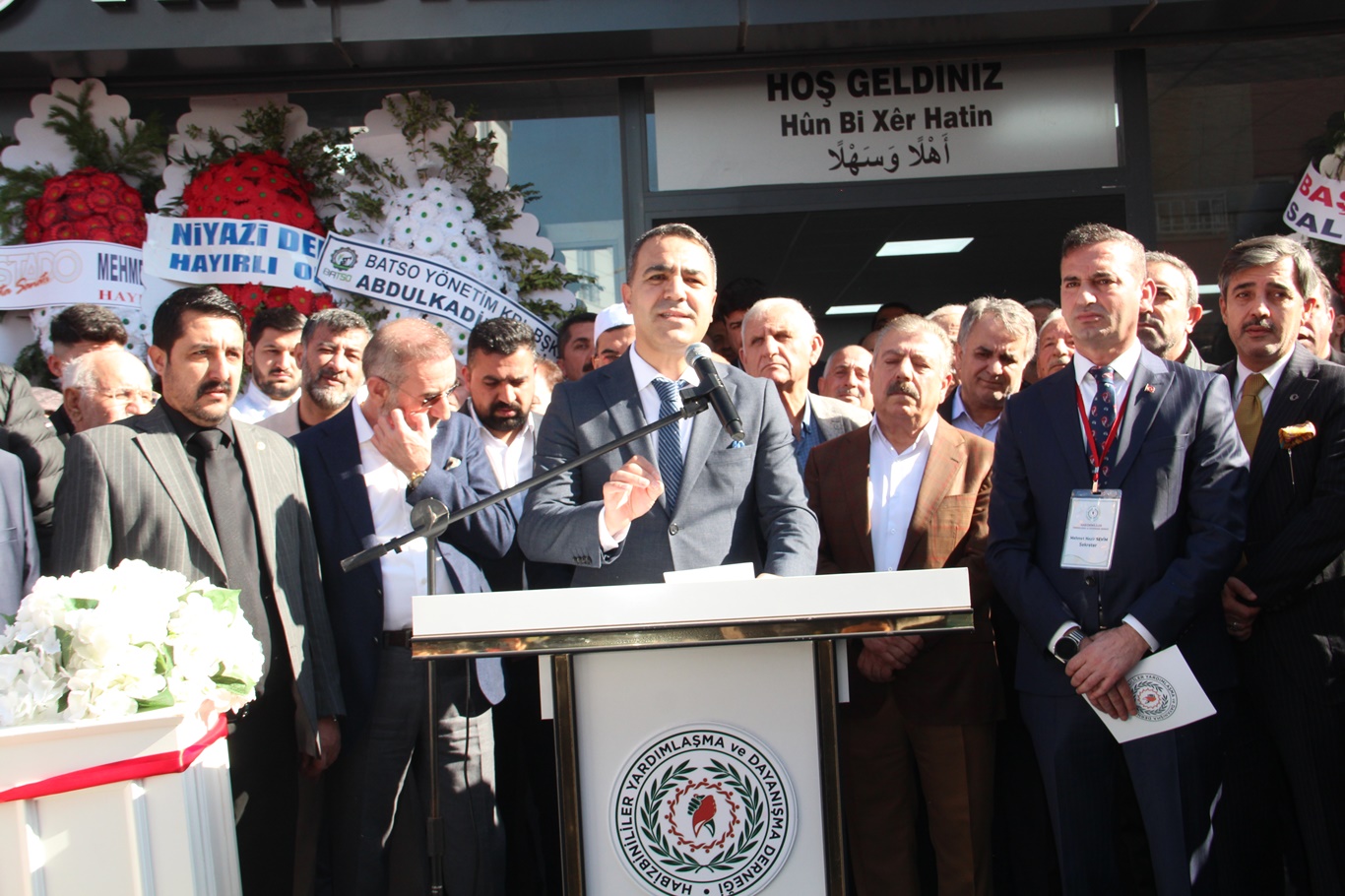 Batman'da Habizbinililer Derneği'nin ofisi dualarla açıldı