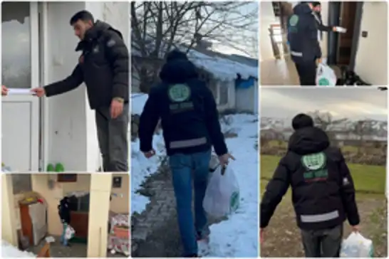 Umut Kervanı’ndan Karakoçan’da Ramazan öncesi ihtiyaç sahiplerine yardım