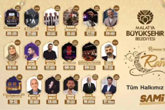 Malatya Büyükşehir Belediyesi Ramazan maneviyatını şehre taşıyor
