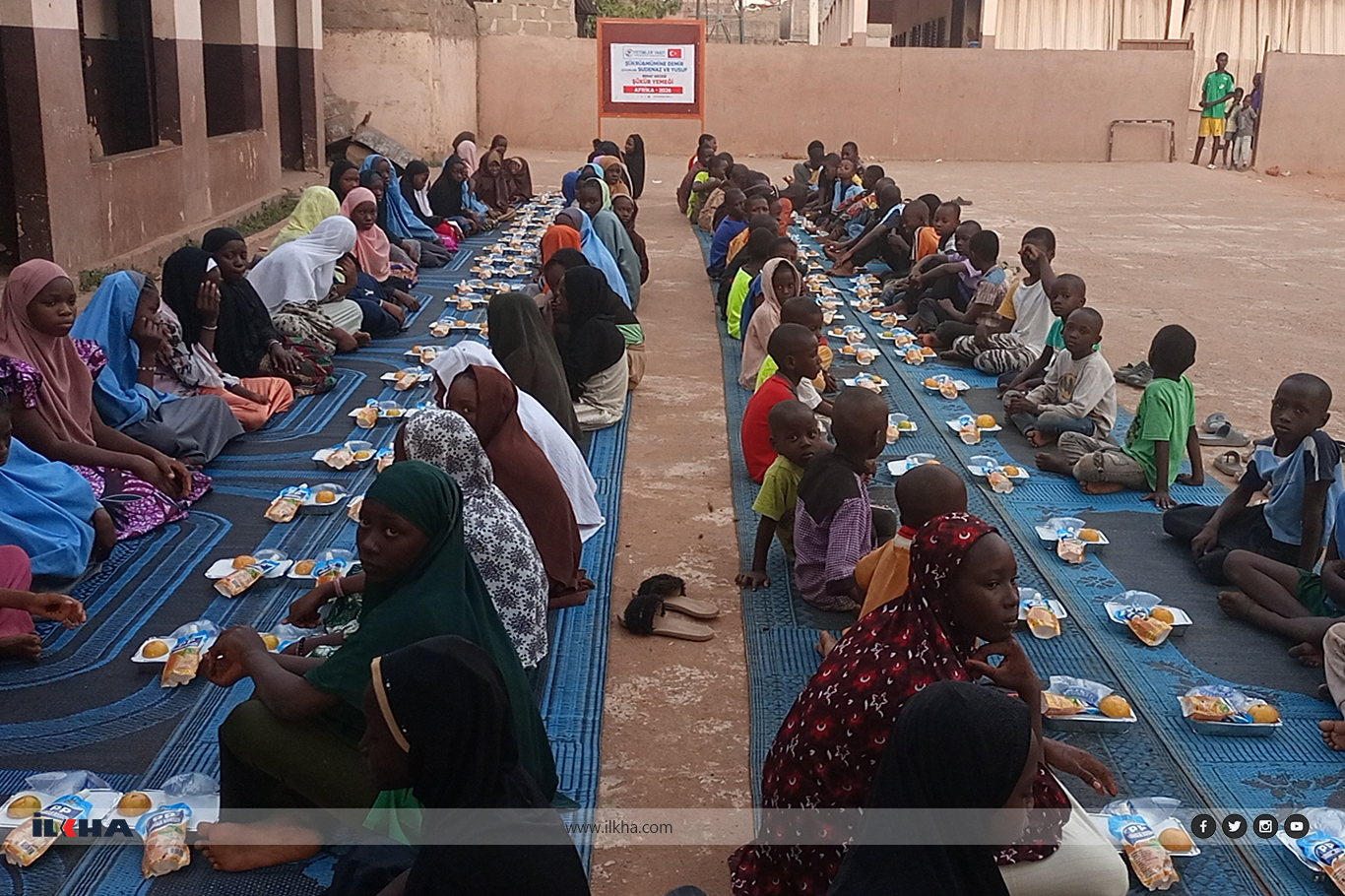 Orphans Foundation distributes hot meals to underprivileged children in Africa