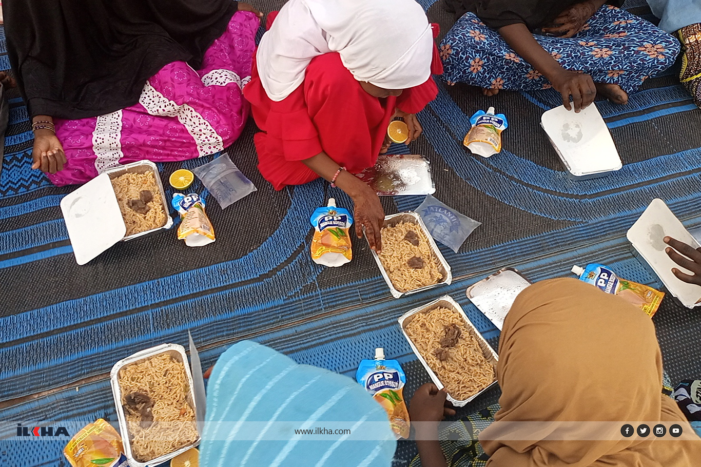 Orphans Foundation distributes hot meals to underprivileged children in Africa