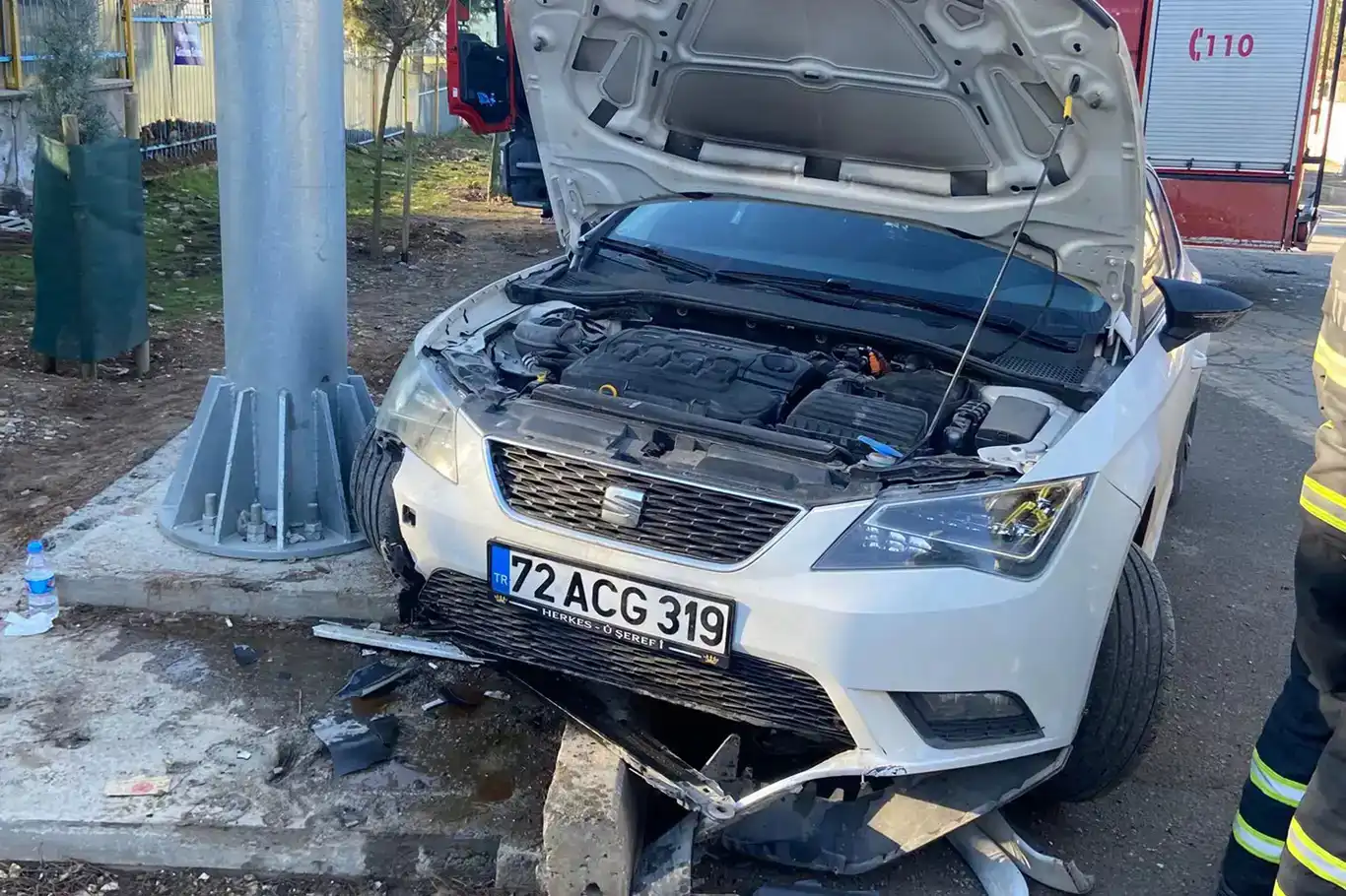 Li Êlihê wesayîtek qeza kir: 1 birîndar