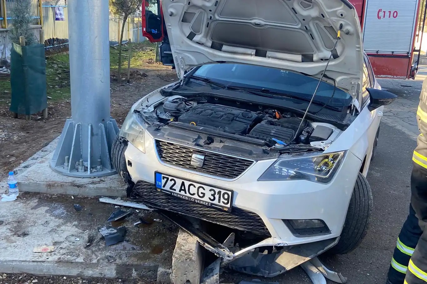 Li Êlihê wesayîtek qeza kir: 1 birîndar