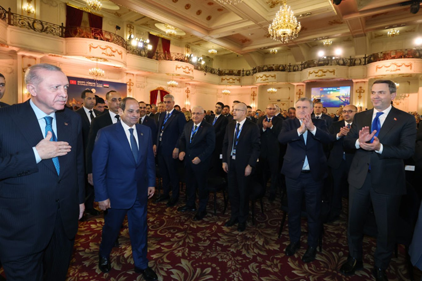 Cumhurbaşkanı Erdoğan, “Türkiye-Mısır İş Forumu Kapanış Oturumu”na katıldı.