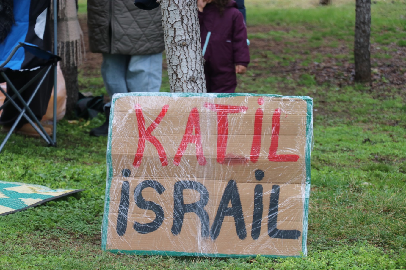 ABD Büyükelçiliği önünde Gazze Nöbeti: Gerçek adalet sağlanana kadar susmayacağız