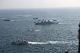 Erebistana Siûdî û Emrîka tetbîqatek hevbeş a deryayî li dar dixin