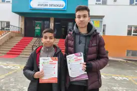 Siyer Yarışmasına katılan Gazze'li kardeşler: Gönlümüzün yarısı Gazze'de