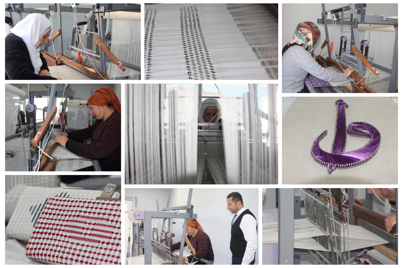 Bin yıllık geçmişe sahip Mardin’e özgü buhari kumaşı ilmek ilmek dokunuyor