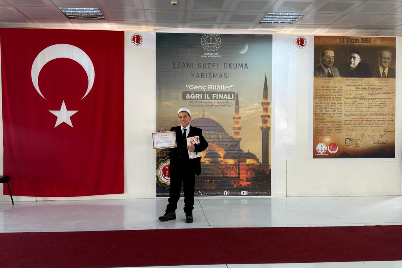 Ağrı'da Ezan Okuma Yarışması finali gerçekleştirildi