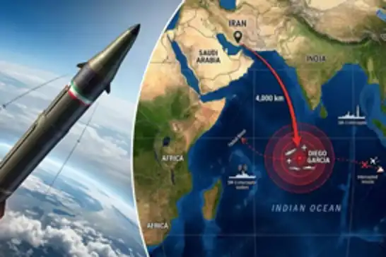 Iran signals strategic shift with long-range missile launch toward US base