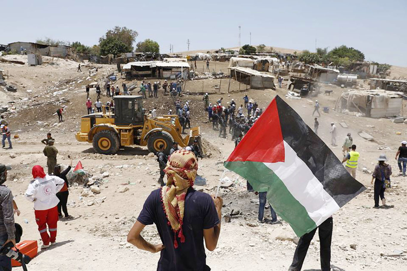 Palestinian leaders condemn Israeli displacement plans in Khan al-Ahmar as ethnic cleansing