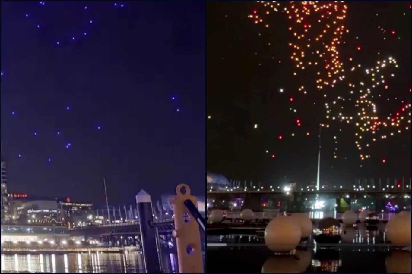 Vivid Sydney cancels all remaining drone shows after 83 plunge into Darling Harbour