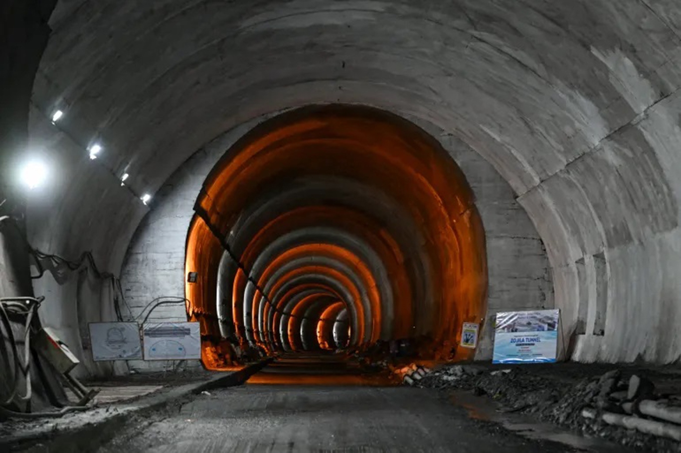 India nears completion of strategic tunnel near China border