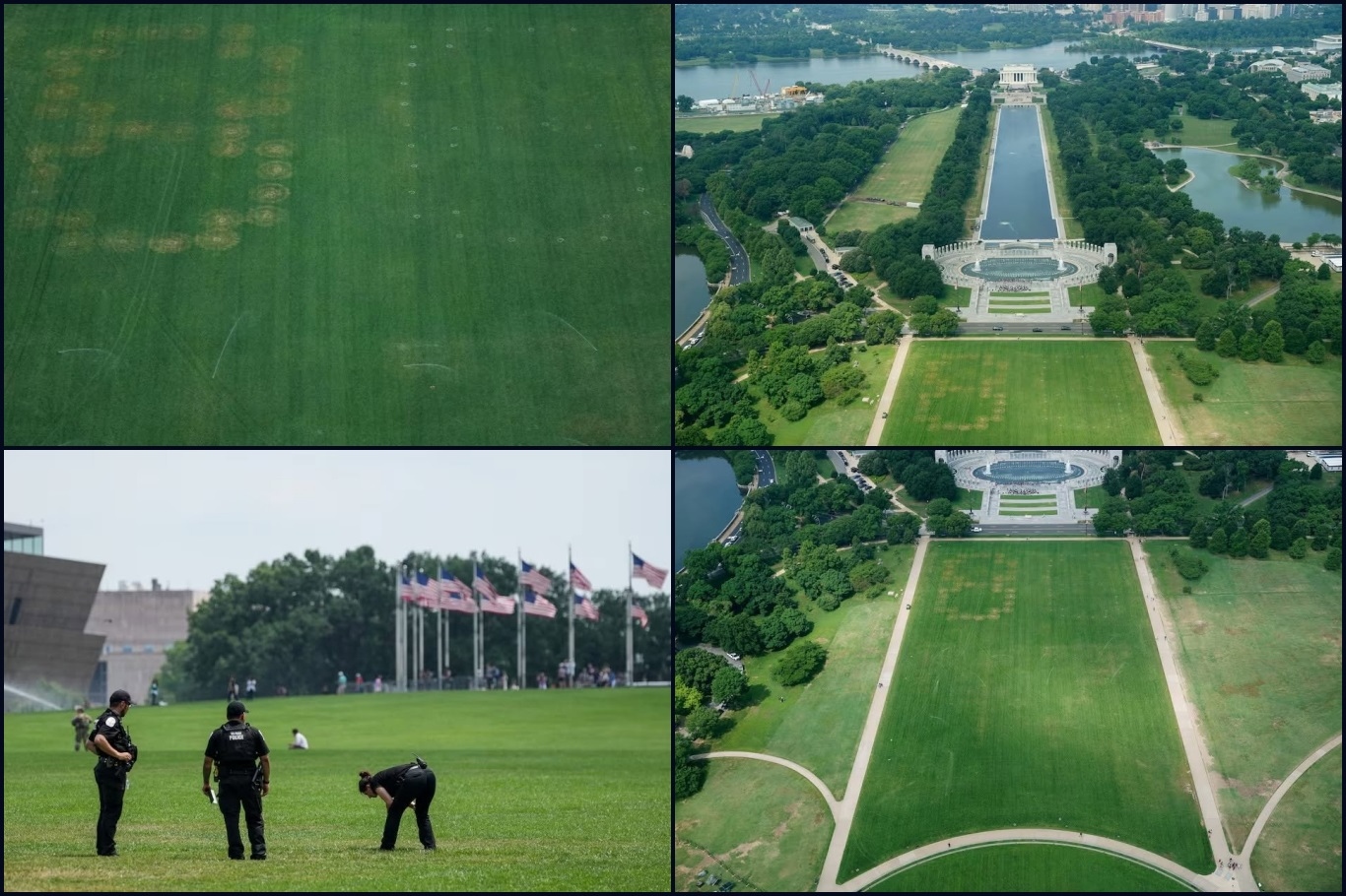 Large "8647" message appears on National Mall, prompting federal investigation