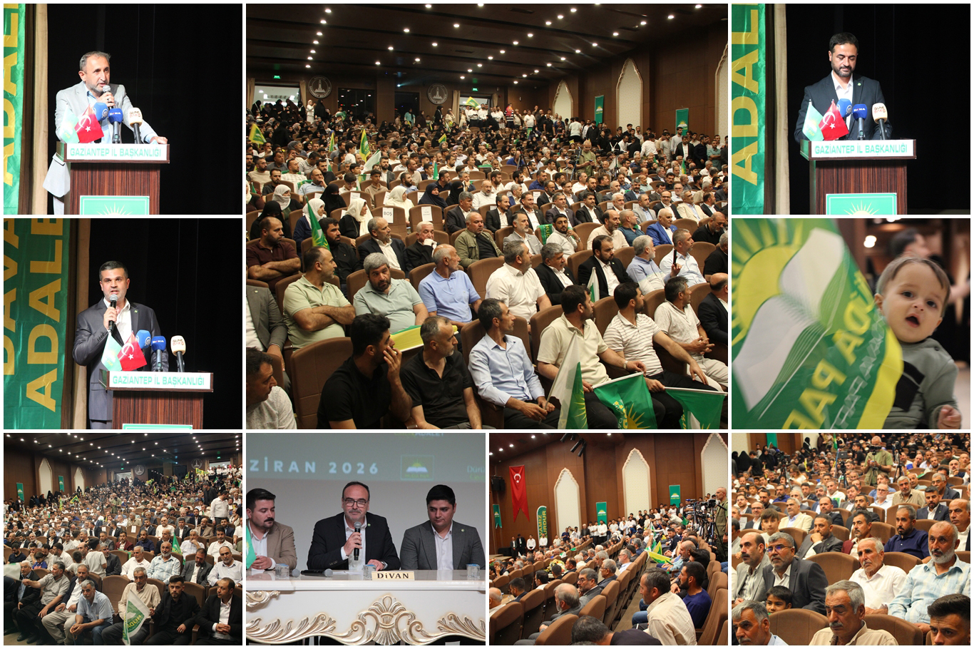HÜDA PAR Şahinbey'de yeni dönem: Övet başkanlığa seçildi