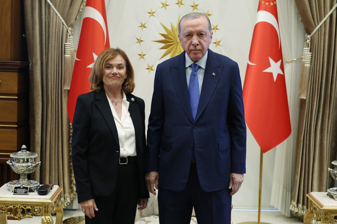 Cumhurbaşkanı Erdoğan, İspanya AYM Başkanvekili Huertas'ı kabul etti