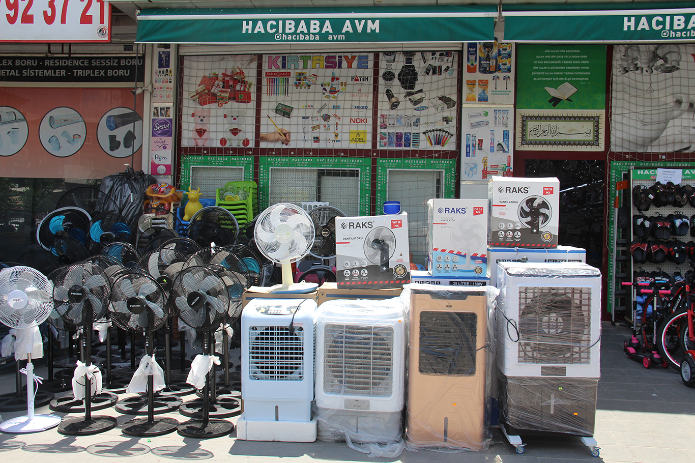 Diyarbakır’da sıcaklar artınca vantilatör satışları hareketlendi
