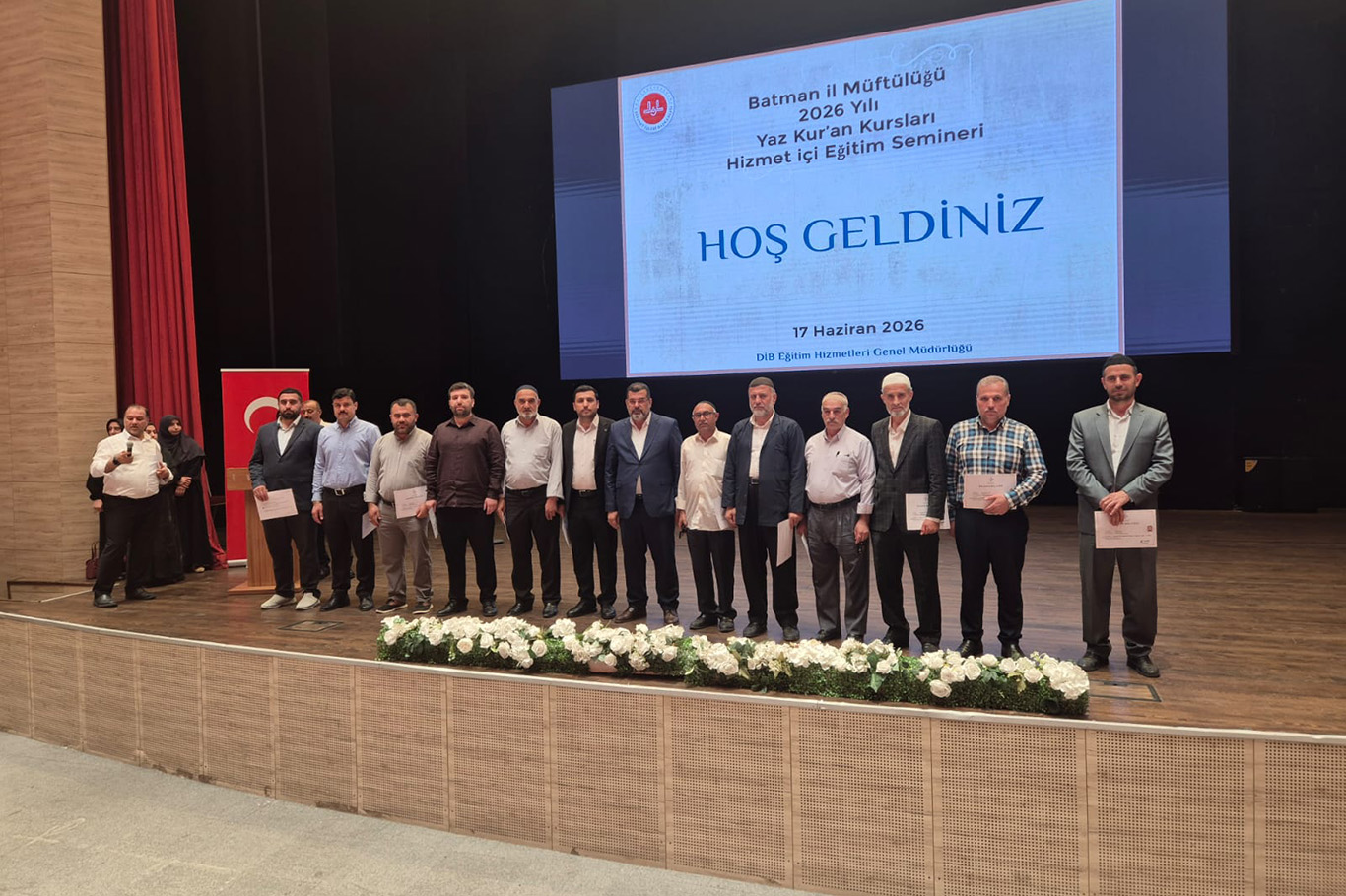 Batman'da yaz Kur'an kursları hizmet içi eğitim semineri gerçekleştirildi