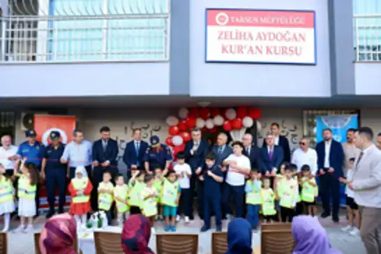 Tarsus'ta Zeliha Aydoğan Kur'an Kursu hizmete açıldı