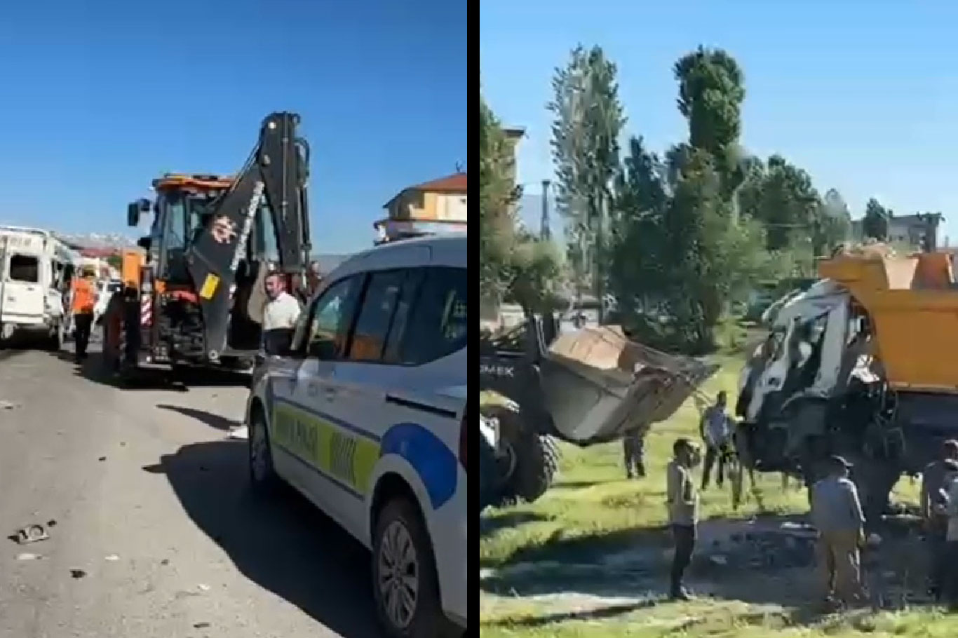 Yolcu minibüsü ile kamyon çarpıştı: 3 ölü, 2 yaralı