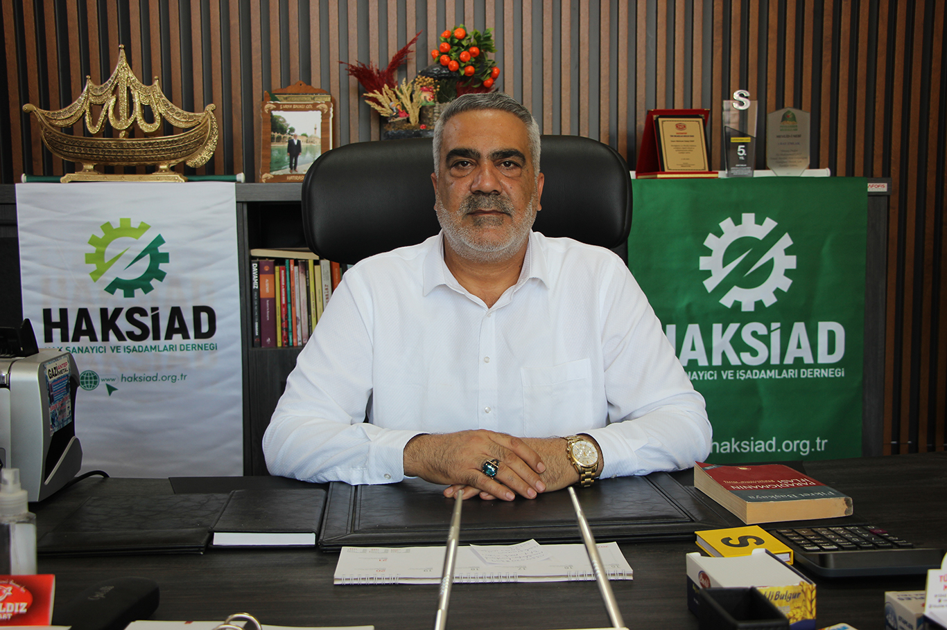 HAKSİAD Gaziantep Şube Başkanı Mehmet Nakşi Erat