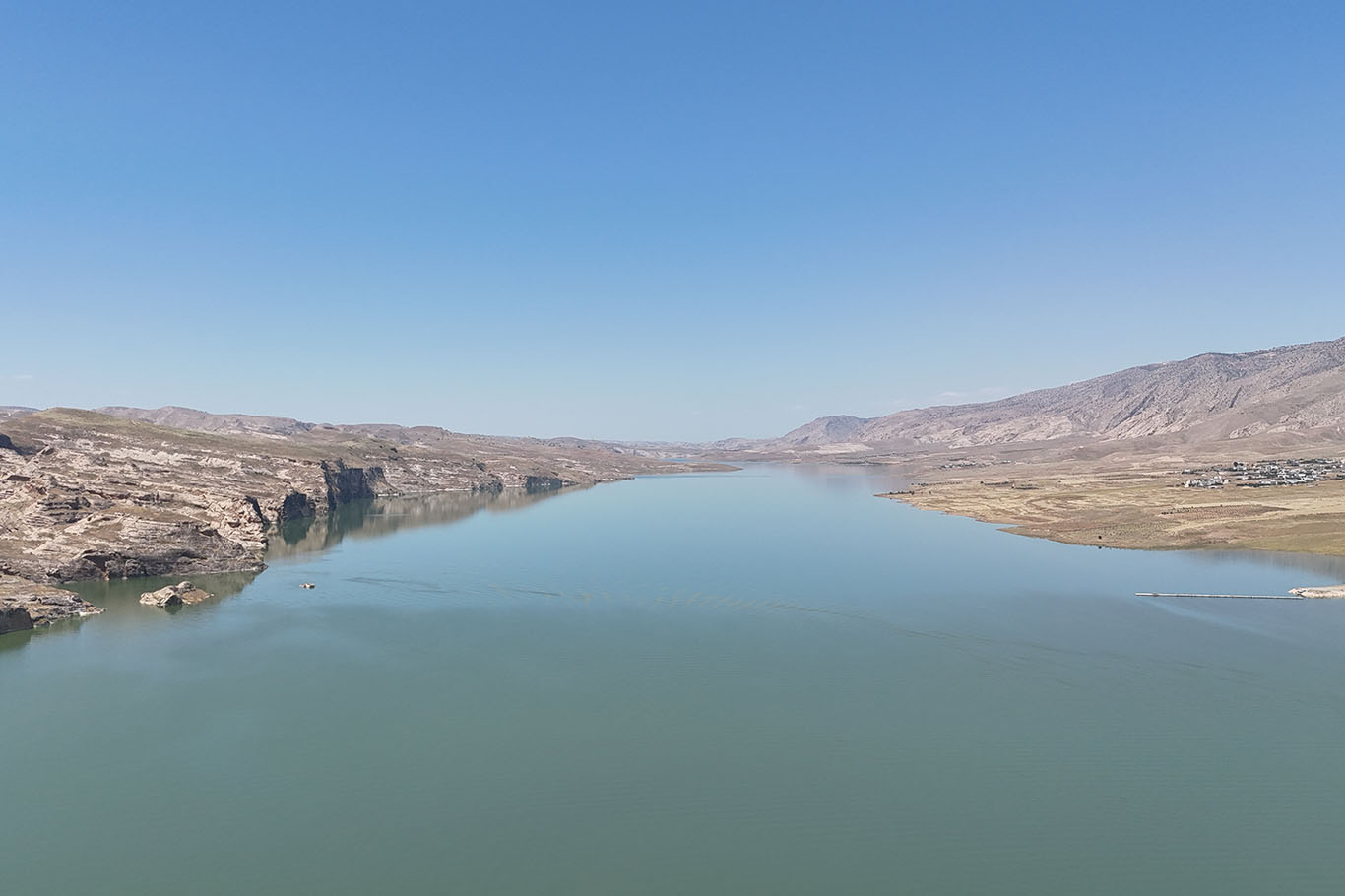 Hasankeyf'te su seviyesi yeniden yükseldi
