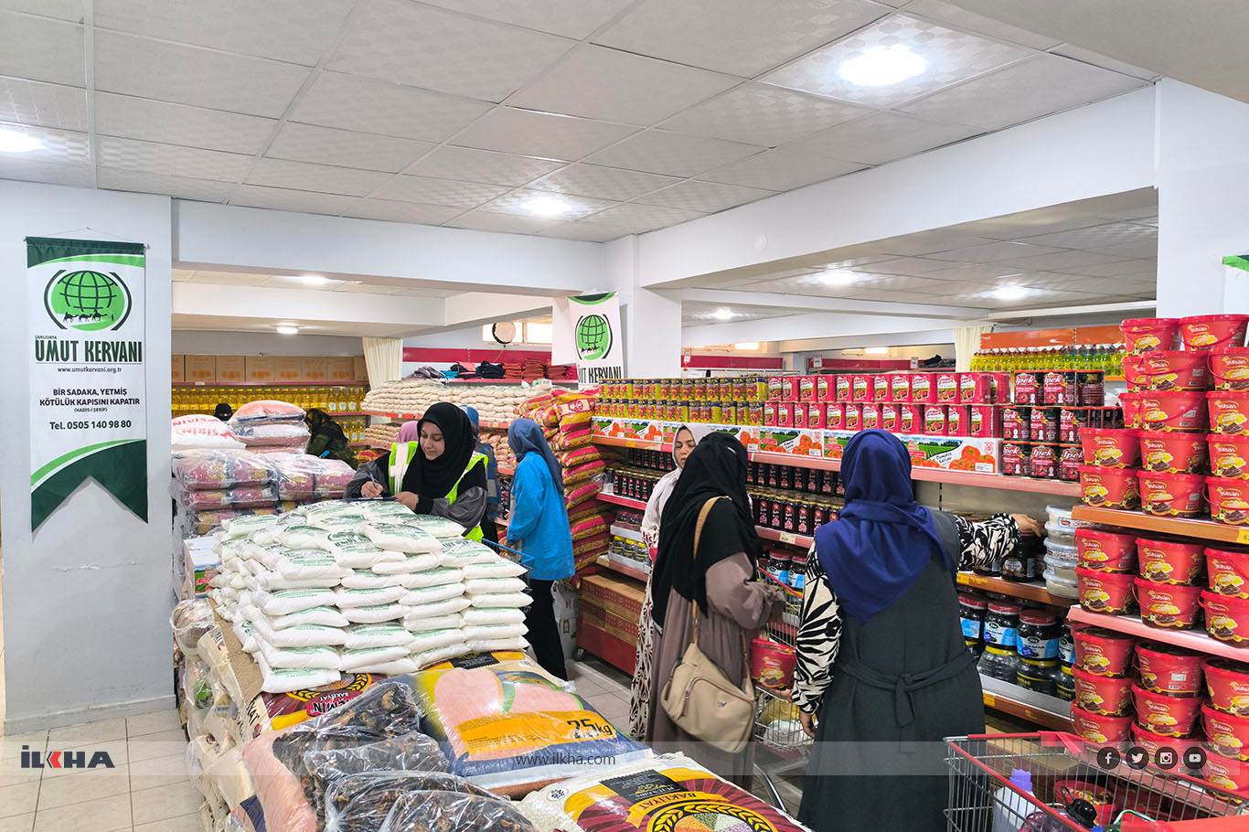 Hope Caravan launches monthly social market aid for families in Şanlıurfa