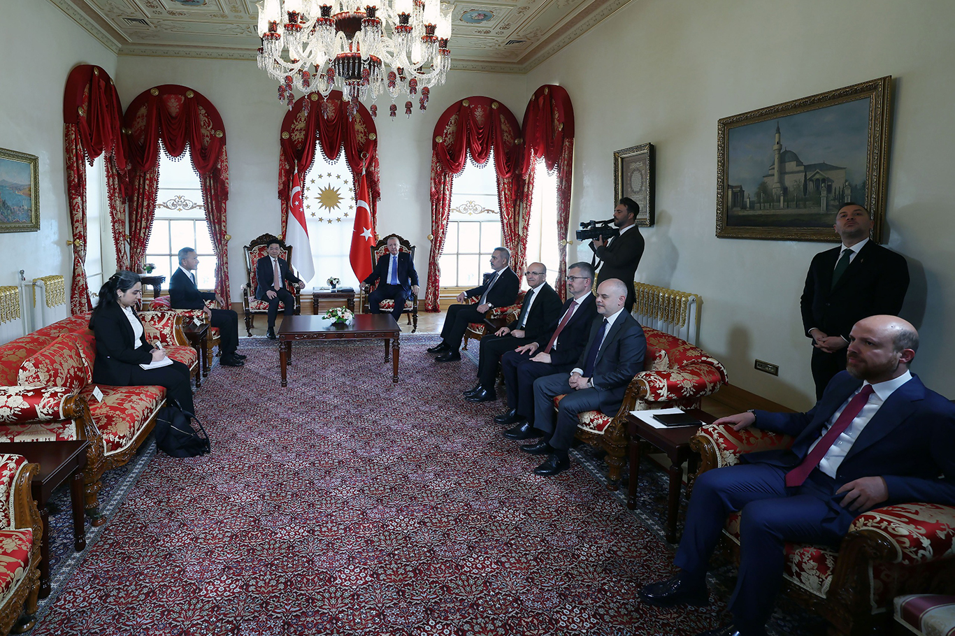 Cumhurbaşkanı Erdoğan, Singapur Başbakanı Wong ile görüştü