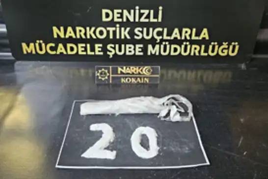 Denizli'de uyuşturucu operasyonunda 2 şüpheli tutuklandı