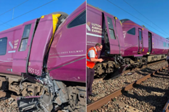 Multiple injuries reported as two passenger trains collide near Bedford in England