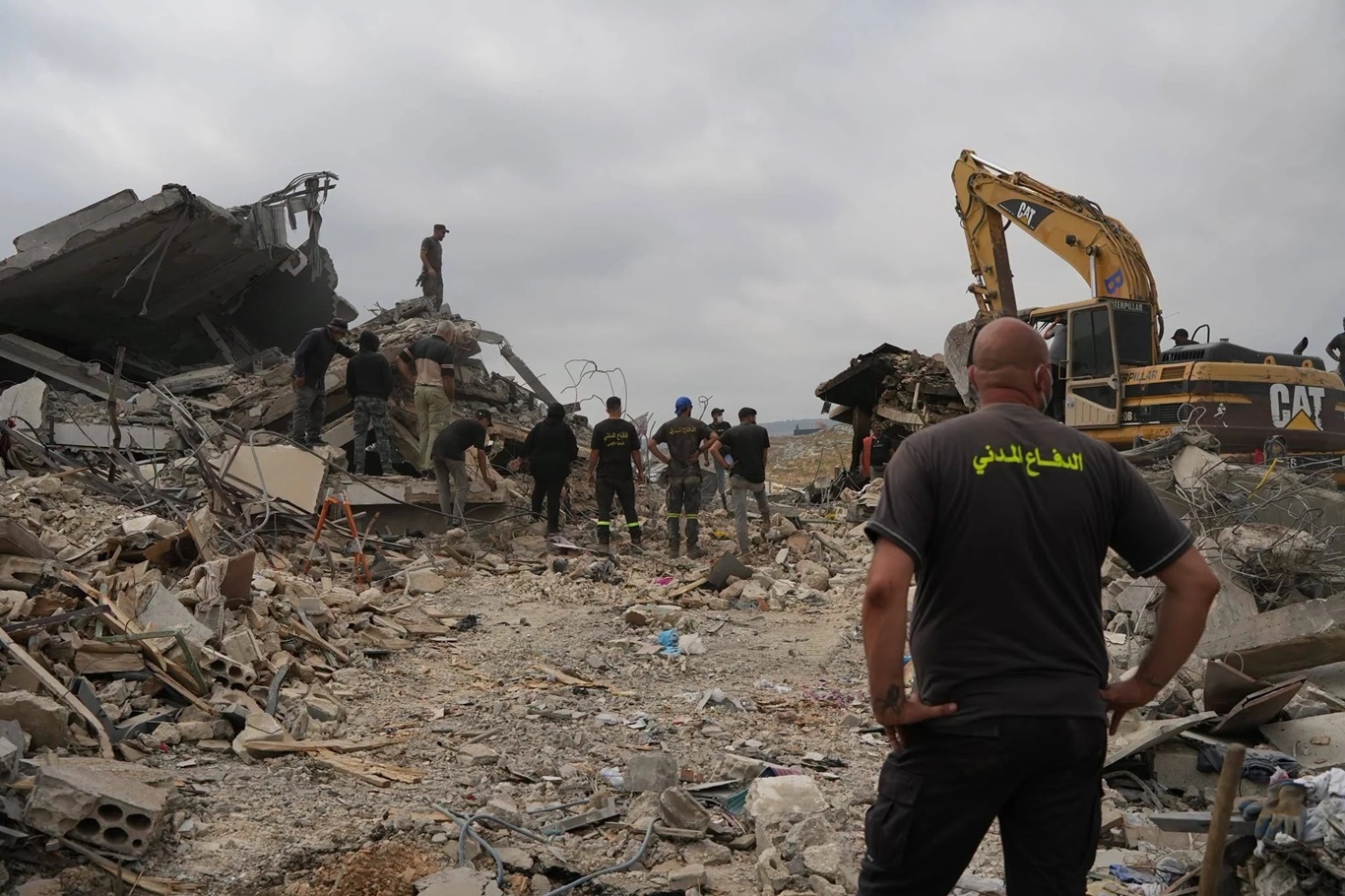 Lebanese Civil Defence recovers 13 bodies from rubble in southern Lebanon