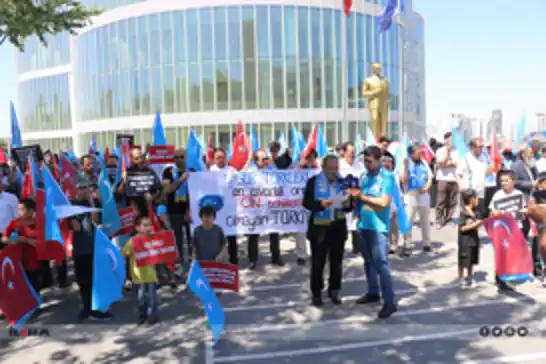 Uyghur groups: “We do not accept China in Küçükçekmece” – Strong protest in Istanbul