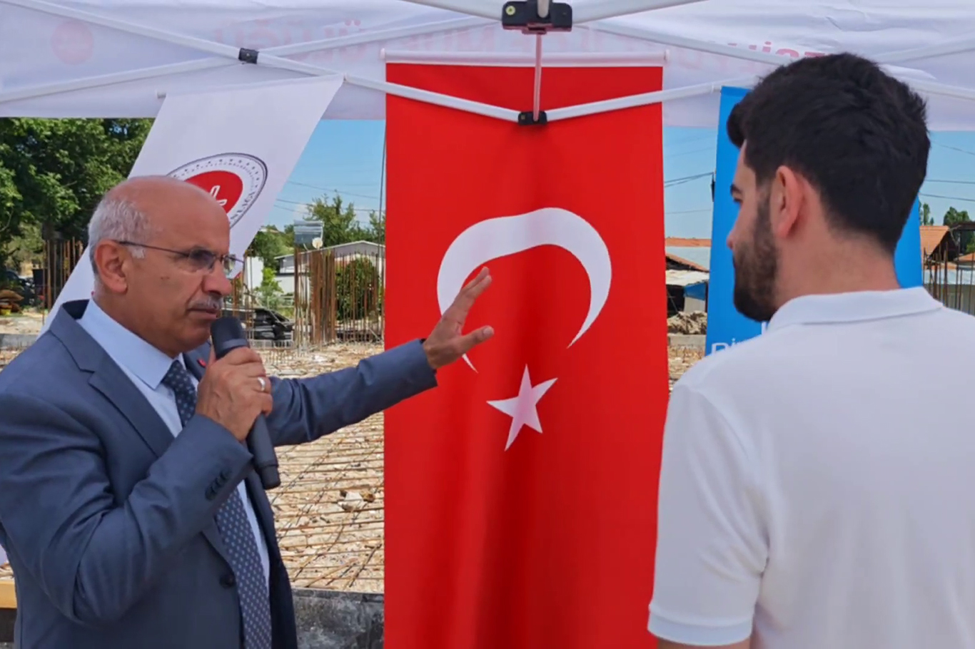 Protokol değil denetim öne çıktı: Temel atma töreninde ezber bozan uyarı