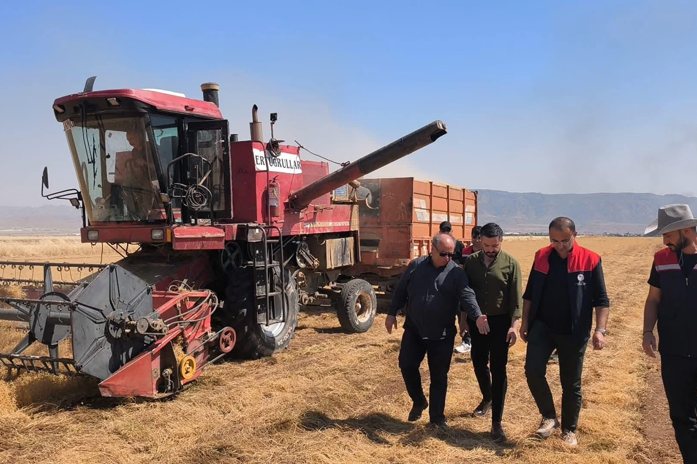 Şırnak’ta atıl araziler TAKE Projesi ile kırmızı mercimek üretimine kazandırıldı