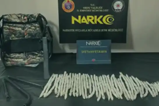 Ordu'da 1 kilogram metamfetamin ele geçirildi: 3 tutuklama