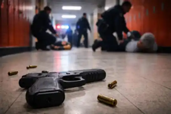 Two dead, child injured in shooting at California public library