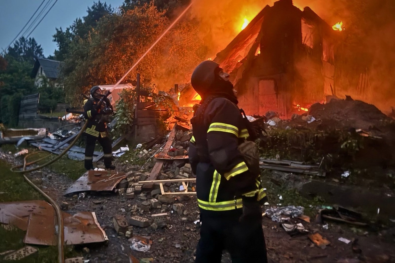 Russian drone and missile attacks kill five, injure dozens across Ukraine