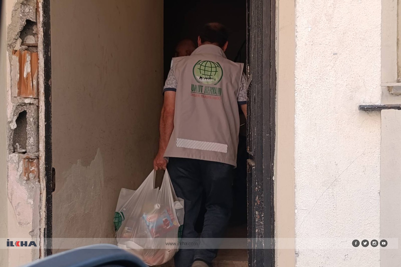 قافلة الأمل في هاتاي توزع المساعدات الغذائية على الأيتام والأسر المحتاجة