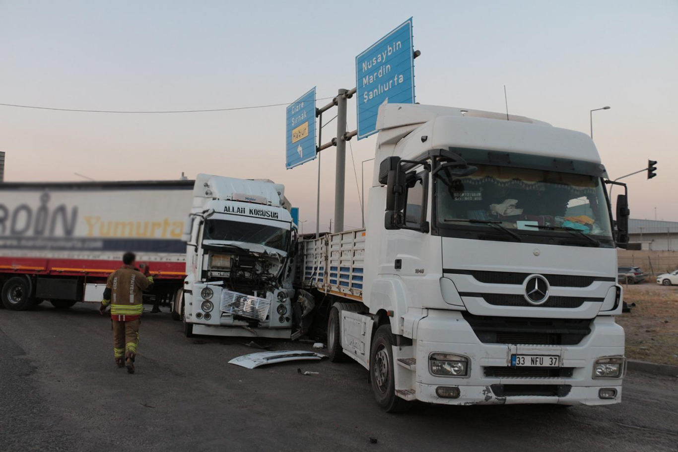 Cizre’de trafik kazası: 2 yaralı
