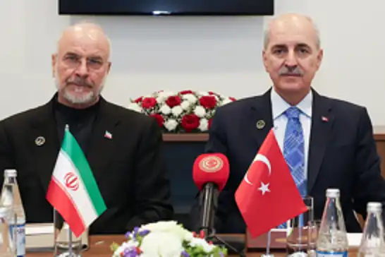 Turkish and Iranian parliament speakers hold bilateral talks on sidelines of PUIC conference in Baku