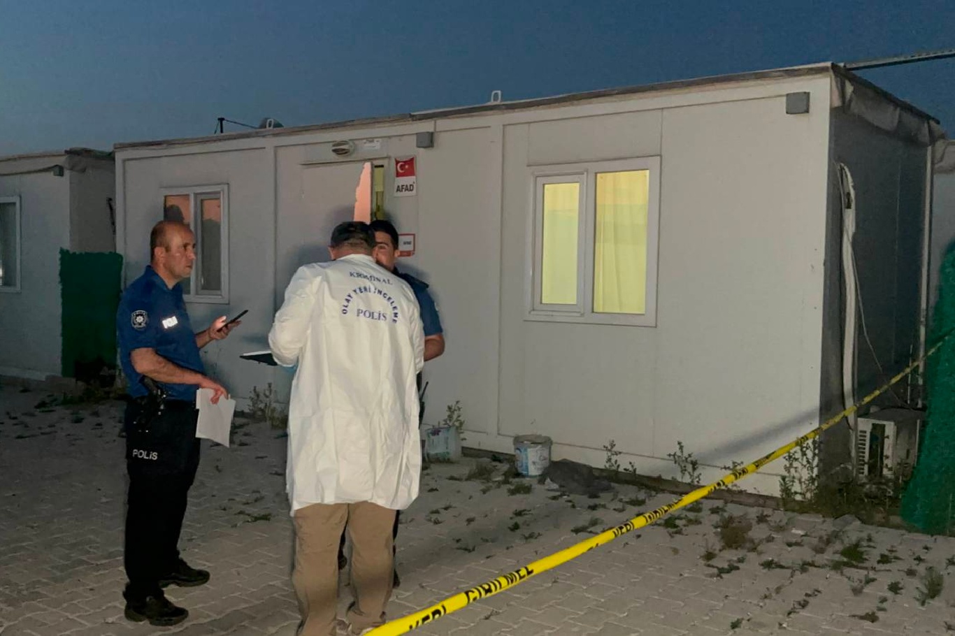 Konteyner kentte yalnız yaşayan şahıs ölü bulundu