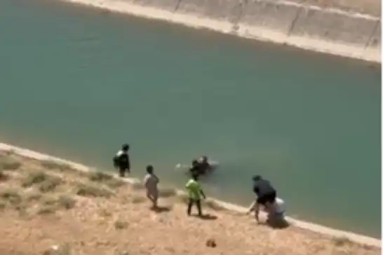 Batman'da sulama kanalında boğulma tehlikesi geçiren 2 kişi kurtarıldı