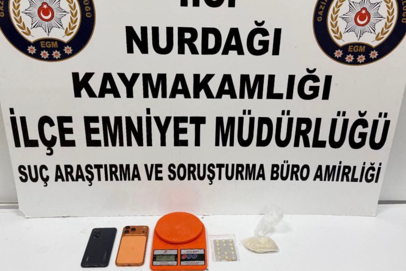 Gaziantep'te uyuşturucu operasyonu: 2 şüpheli yakalandı