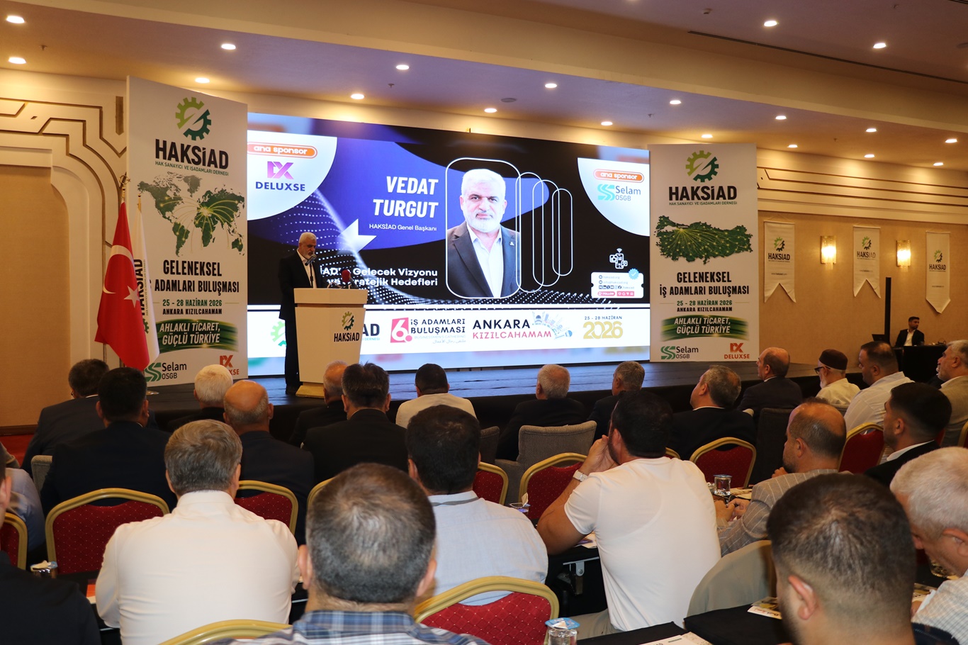 HAKSİAD Genel Başkanı Turgut Güven ve istikrar güçlü ekonominin temelidir