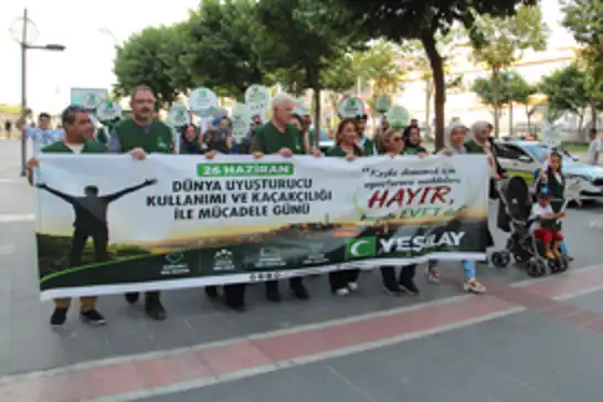 Batman'da bağımlılığa karşı farkındalık yürüyüşü düzenlendi