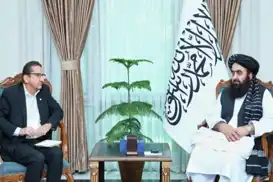 Afghan FM Muttaqi meets incoming UNAMA deputy envoy in Kabul
