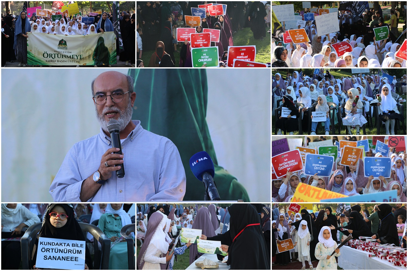 Şanlıurfa'da "Niyet Ettim Örtünmeye Emrin Başım Üstüne" program düzenlendi