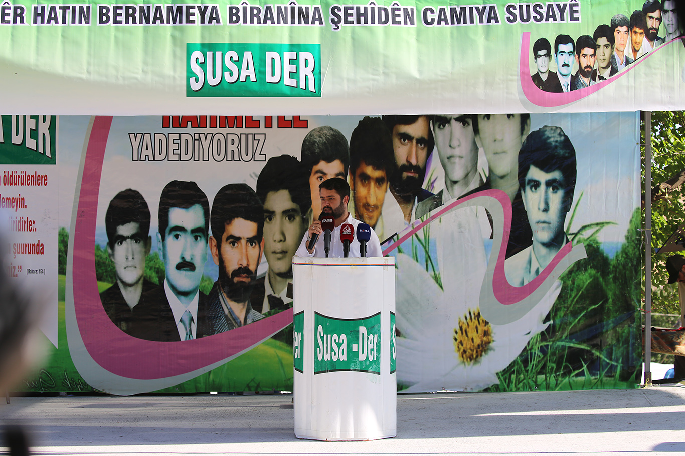 Susa Camii yarenleri şehadetlerinin 34'üncü yılında mezarları başında anıldı