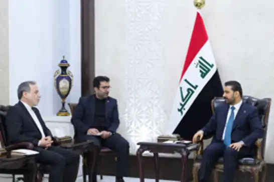 وزیر امور خارجه ایران، عراقچی، با نخست وزیر عراق در بغداد دیدار کرد